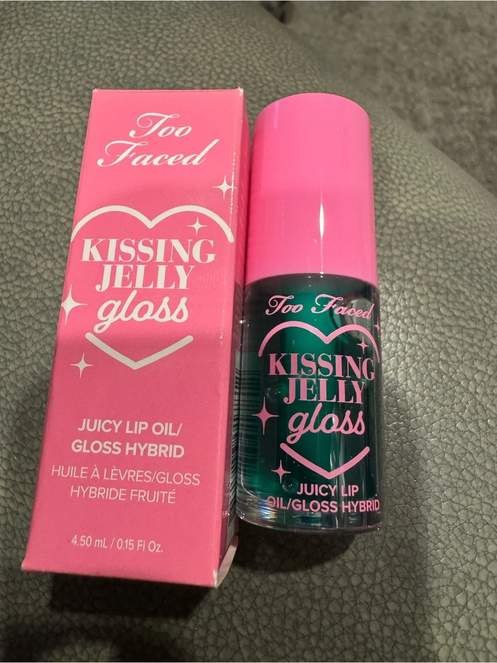 TOO FACED Sweet Cotton Candy Kissing Jelly Gloss Juicy Lip Oil/Gloss Hybrid